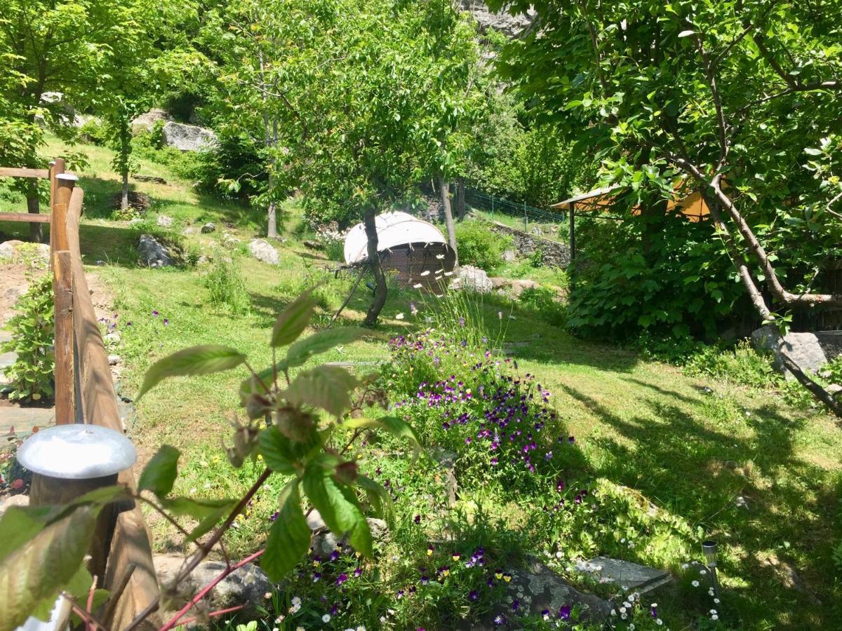 Appartamento Casa Weisstor Con Patio, Giardino E Orti Vista Monte Rosa Macugnaga Exterior foto